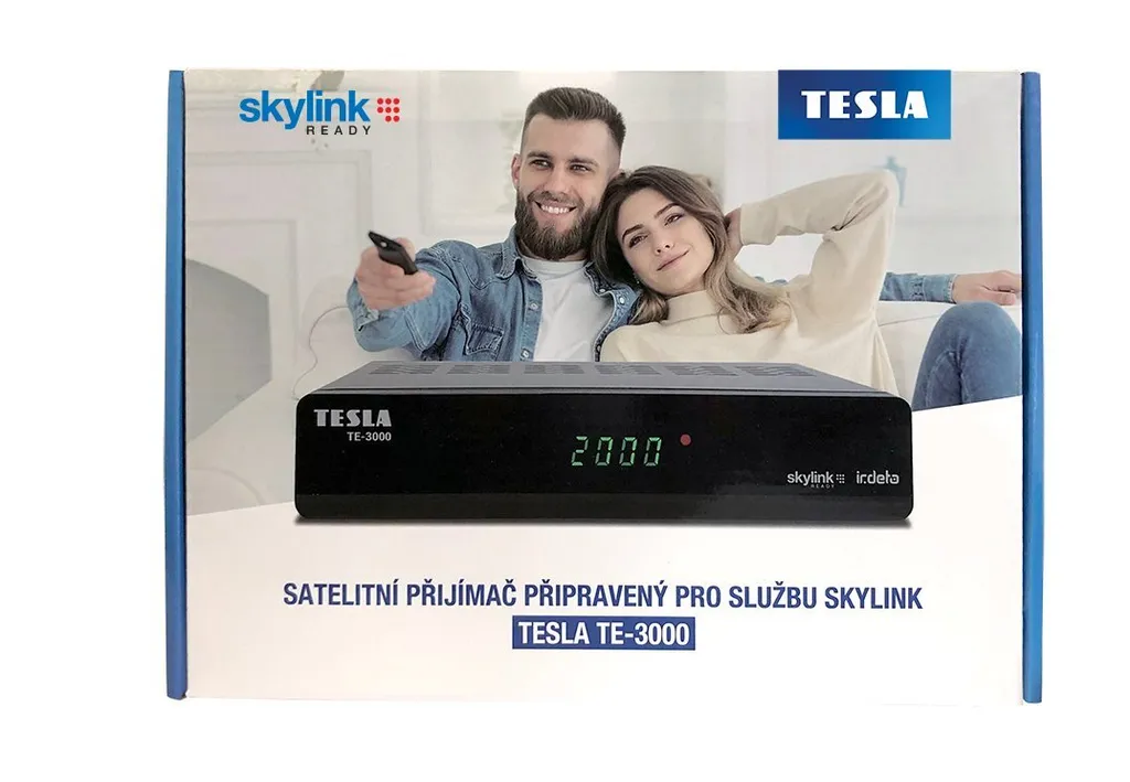 Tesla TE-3000 Démodulateur Satellite DVB-S2 Full HD avec Skylink Ready - 8