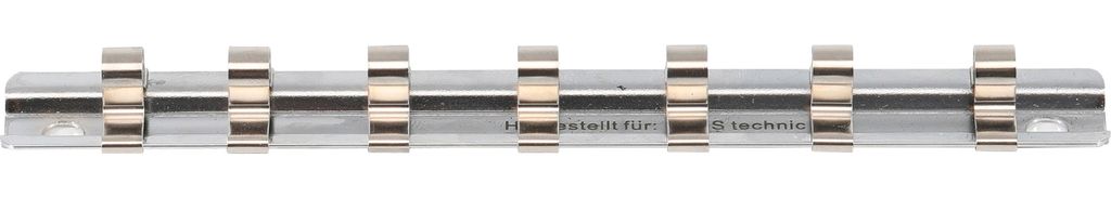 BGS 2316 Aufsteckschiene mit 7 Clips, 6,3 (1/4)