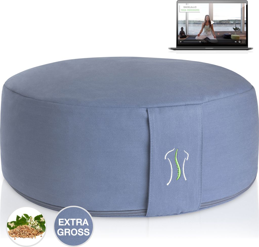 BACKLAxx® Bezug Meditationskissen inkl. Videokurs mit Produktbild 