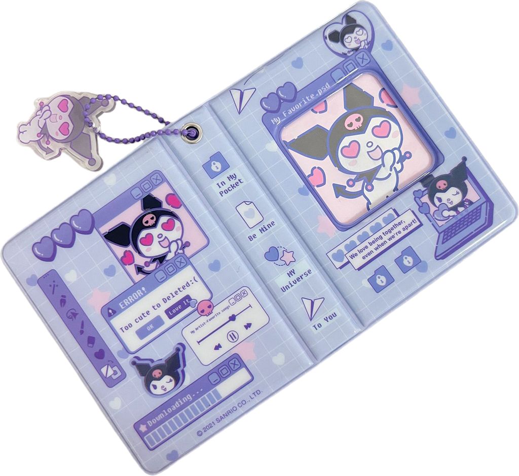 Fotoalbum mit Cartoon-Design, transparent, 40 Innentaschen, niedliches Hunde- und Katzenmotiv, Kartenalbum, Fotokartenhalter, Erinnerungsgeschenk
