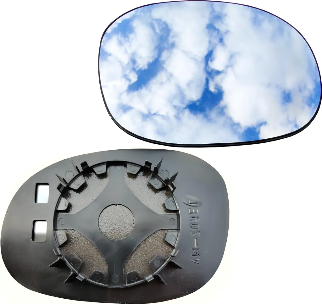 Vitre de Rétroviseur Droit pour Citroën C3 Phase 2 Lift 2002-2009