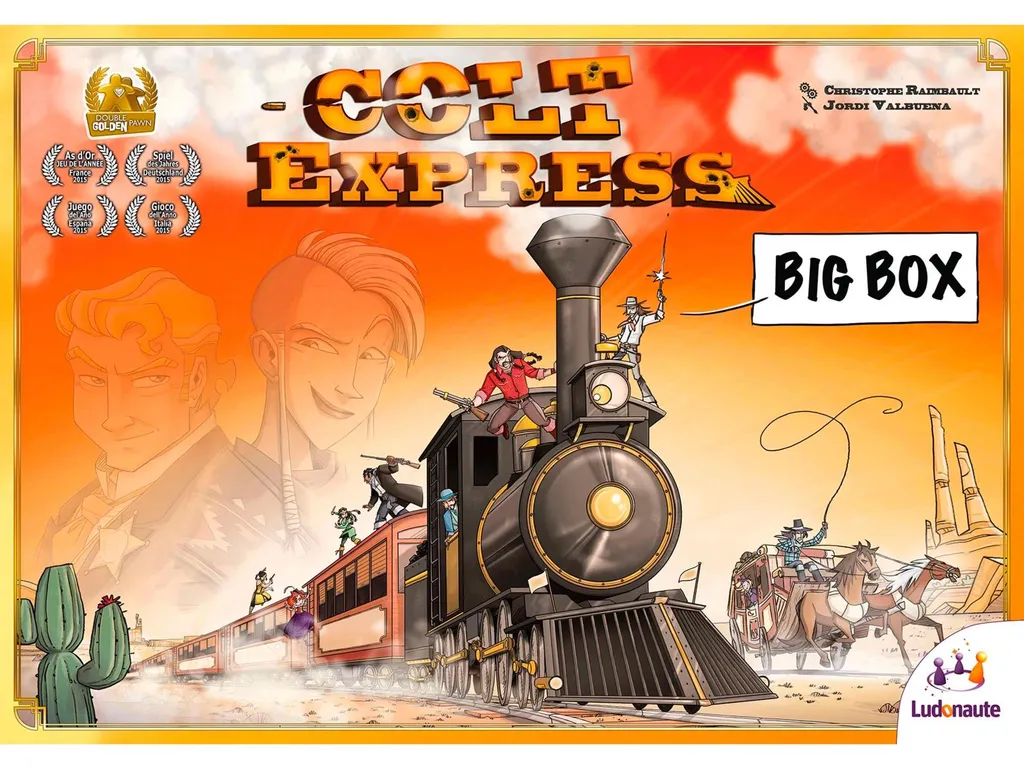 Colt Express Big Box : l'Intégrale du Jeu de Société Ludonaute en Français