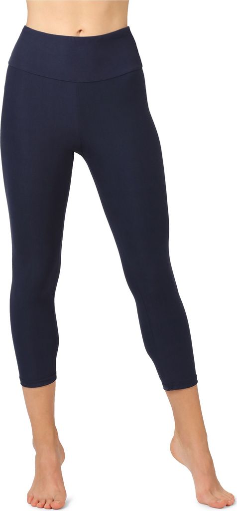 Merry Style Damen 3/4 Leggings MS10-301 (Marineblau, L)