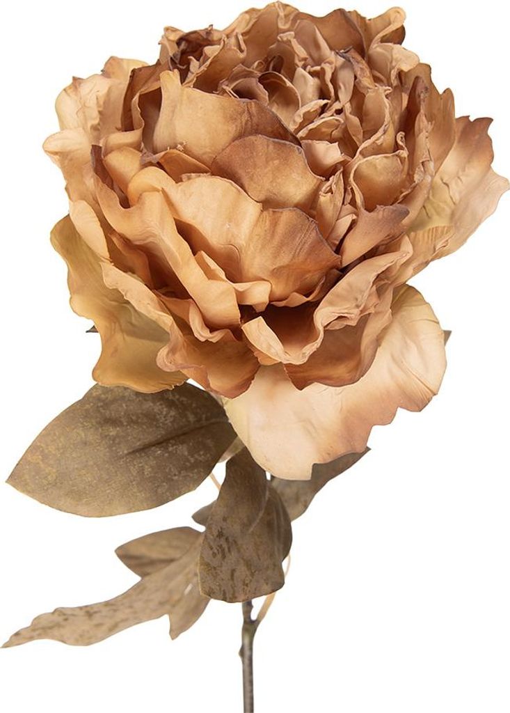 Clayre & Eef Kunstblume 70 cm Beige Kunststoff