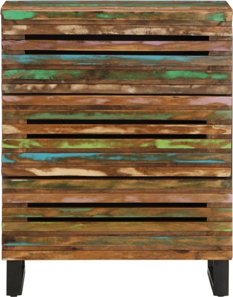vidaXL Sideboard 60x34x75 cm Massivholz Akazie