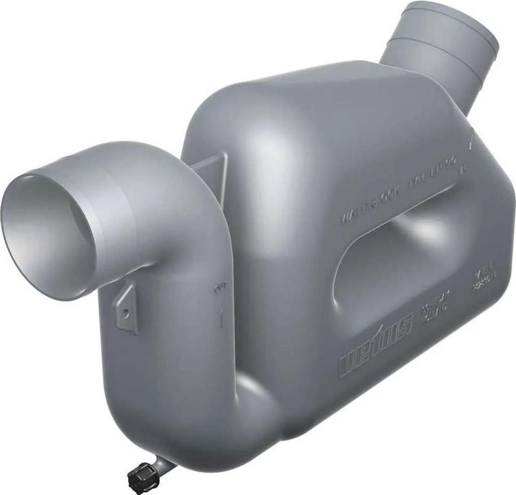 Vetus Lp75 Abgassystemkrümmer Silber  Silber One Size Produktbild 