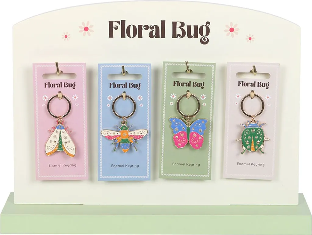 Something Different Pack Floral Scarabée SD9802 - Set de 24 Porte-clés
