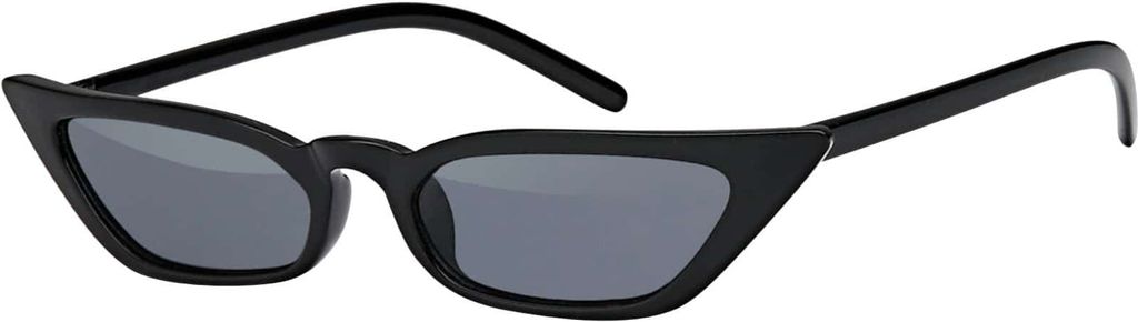 Damen Sonnenbrille Designer Cat Eye Modern Urlaub Sommer Strand 30488 Schwarz