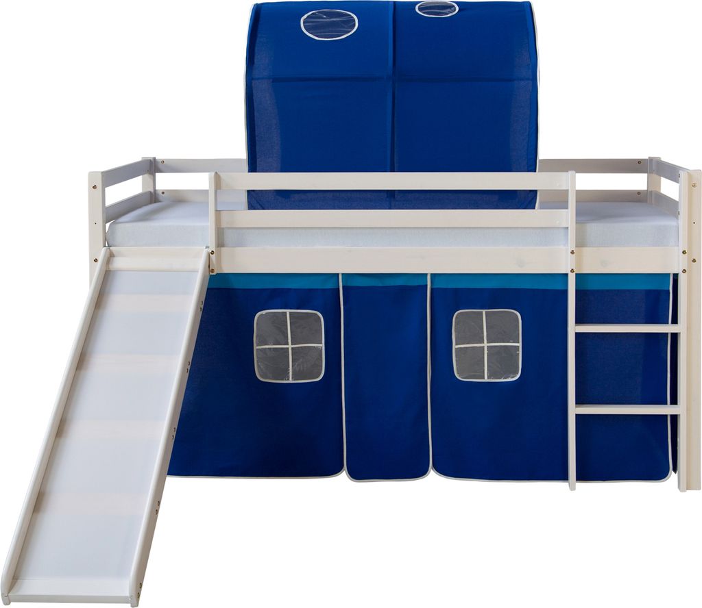 Homestyle4u 2566, Hochbett 90x200 mit Rutsche Lattenrost Produktbild 6