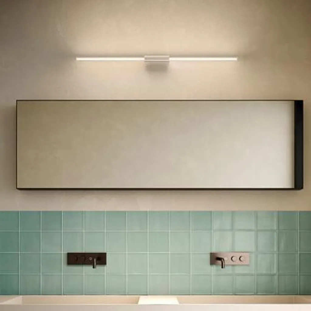 Brilliant Applique Linéaire LED 12W Noire, Diffuseur Cylindrique L60cm
