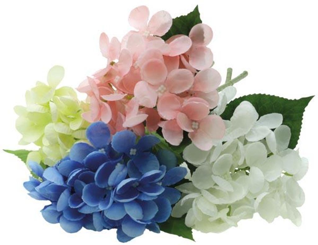 Blume Hortensie mit vielen Blüten, 45x15cm