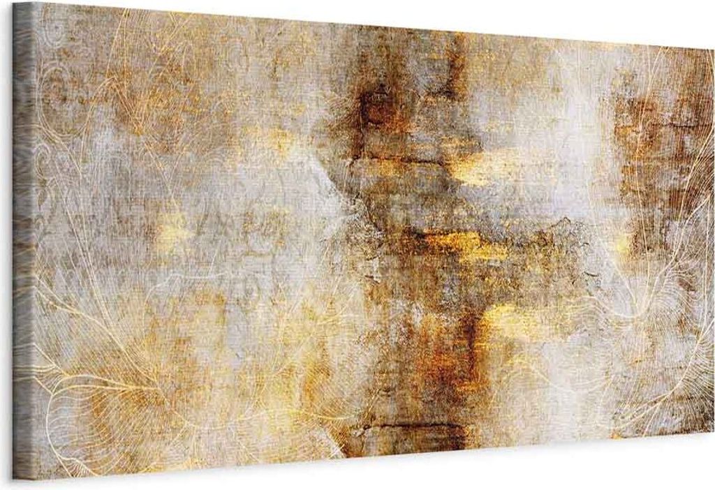 Italienischer Leinwand Leinwandbild - Magic of Luxury (1 Part) Narrow 135x45 cm Abstrakt a-C-0167-b-a
