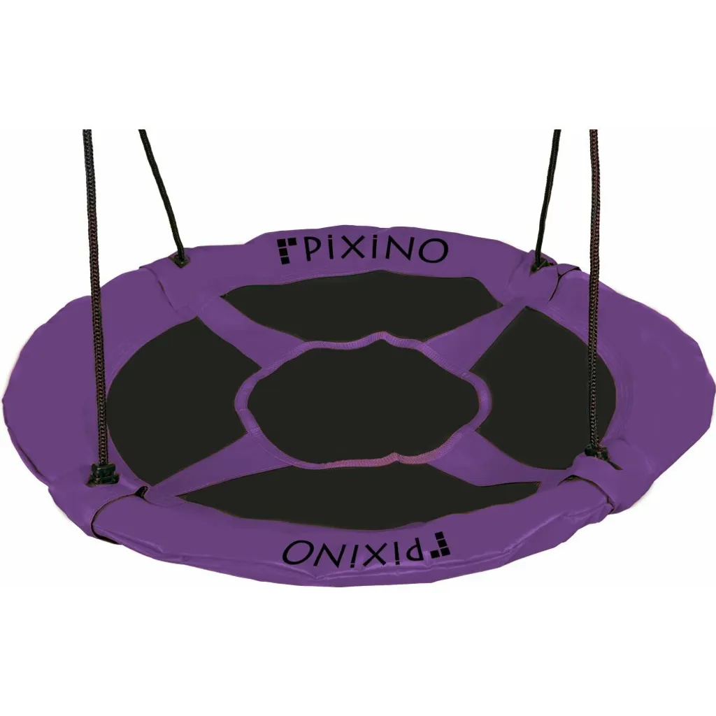 Cercle à bascule suspendu violet 100cm robuste avec cordes ajustables