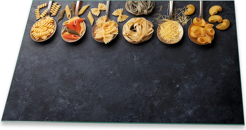 Copripiastra in Vetro Nero 80x52 - Eleganza Universale in Cucina