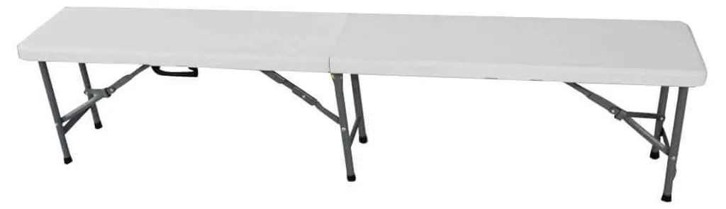 Banc de réception pliable 182 cm pour jardin et intérieur gain de place