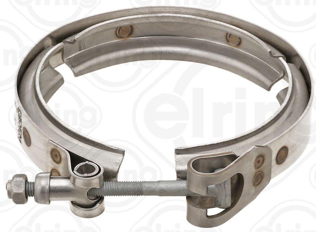 ELRING Auspuffschelle Klemmstück Abgasanlage 535.550 nach Abgasturbolader passend für MERCEDES-BENZ ACTROS MP4 / MP5