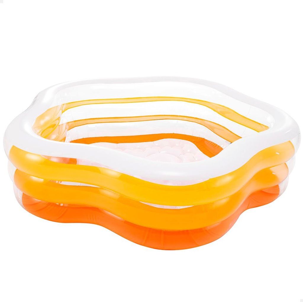 Intex 56495, Aufblasbarer Pool, 460 l, Fünfeckig, 3 Jahr(e), Vinyl, Blau, Weiß