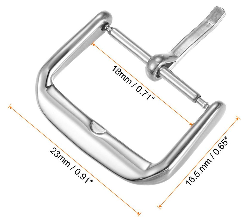 Polierte PVD Uhrenschnalle SUS304 fš¹r Uhrenarmband 18mm
