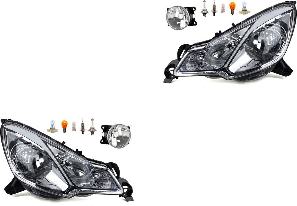 Scheinwerfer Satz passend für Citroen C3 DS3 11/09- H7 H1 Produktbild 