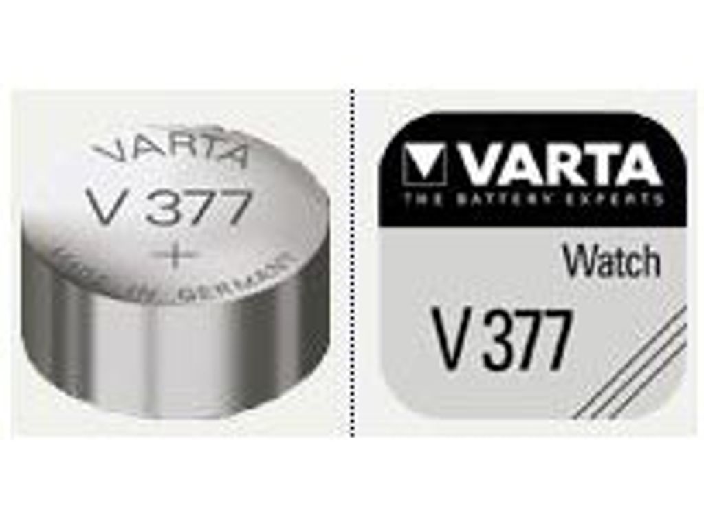 Knopfzelle Uhr Batterie Uhrenbatterie Varta V377 SR66 Produktbild 8