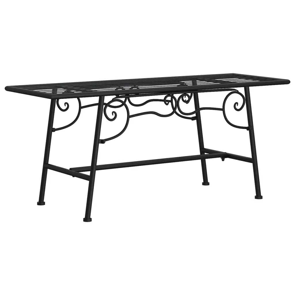 Panchina SYFAX™ in Acciaio Nero 110cm | Arredo Urbano e Privato