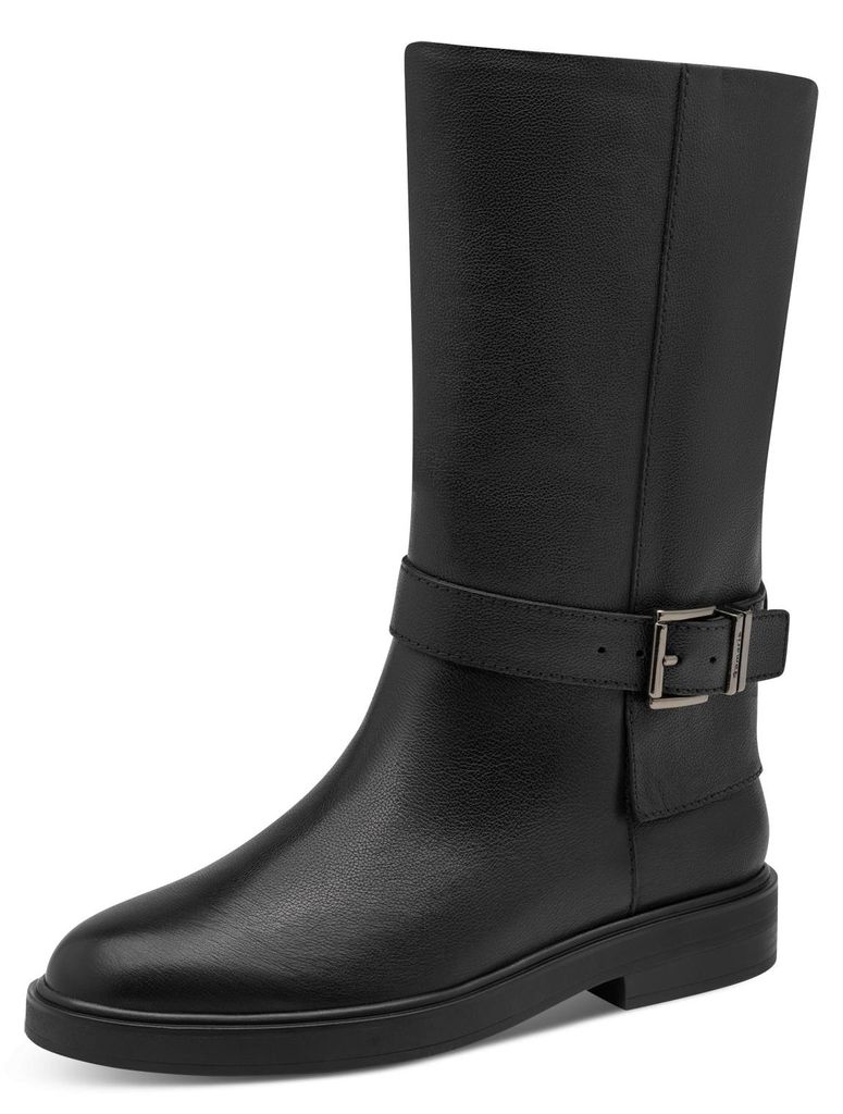Tamaris Da.-Stiefel Glattleder schwarz Produktbild 