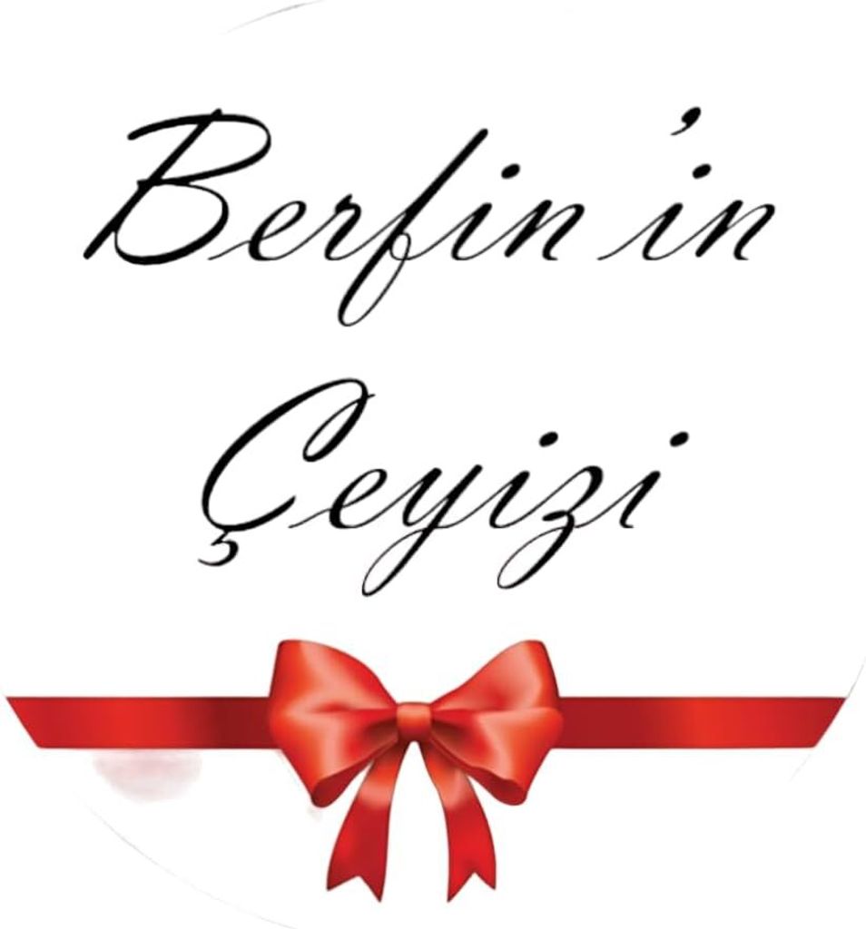 25x Çeyiz Aufkleber Set| Damat und Gelin Bohca | Aufkleber | Dekoration | A4 30 x 21 cm 5