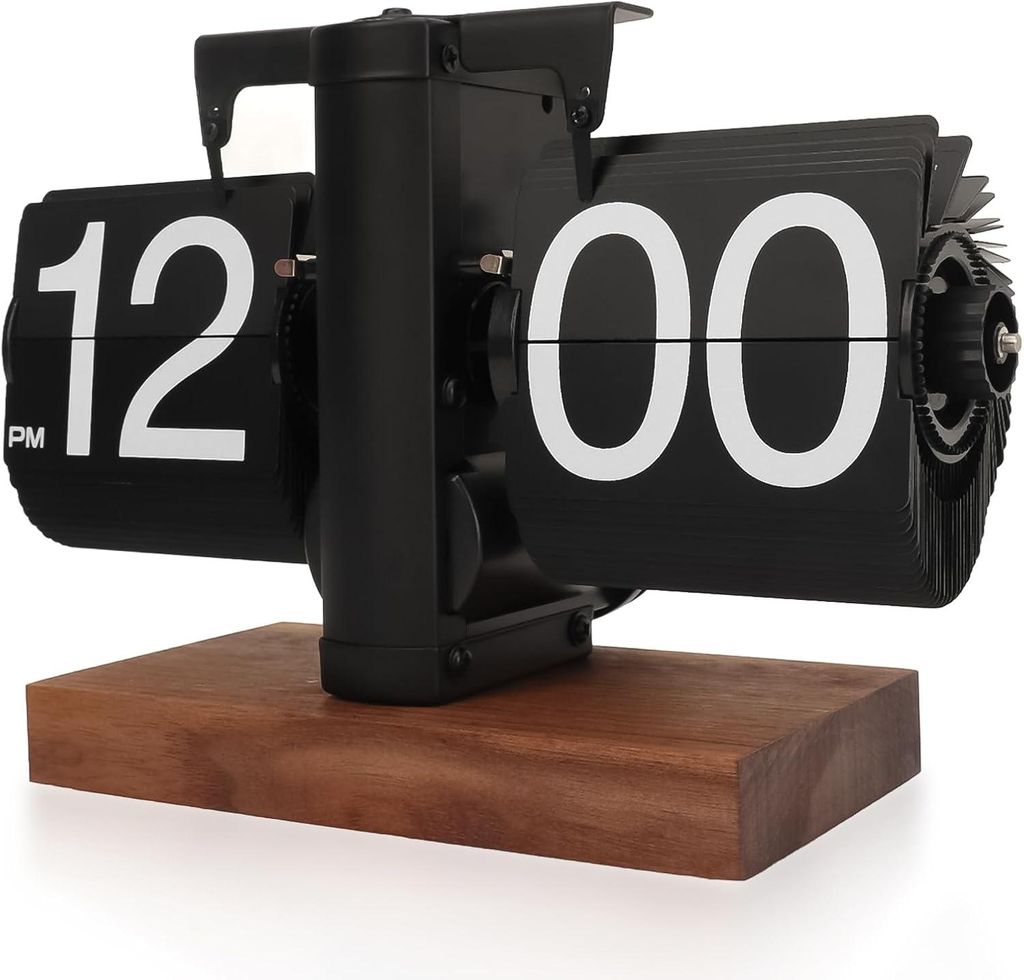 Flip-Tischuhr, Flip-Schreibtischuhr, Retro-Flip-Uhr, Produktbild 