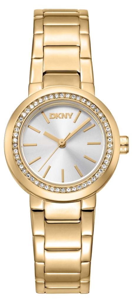 DKNY Damenuhr Quarzuhr gold / silber onesize Damen 30 Produktbild 