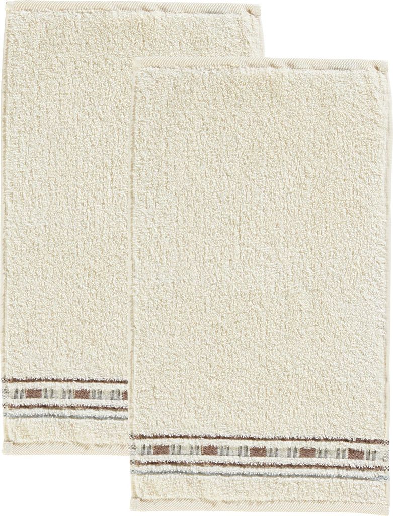 Erwin Müller Gästetuch Achern" 2er-Pack natur 30x50 cm"