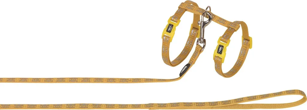 Ensemble pour chat NOBBY Cat Face : collier et laisse assortis
