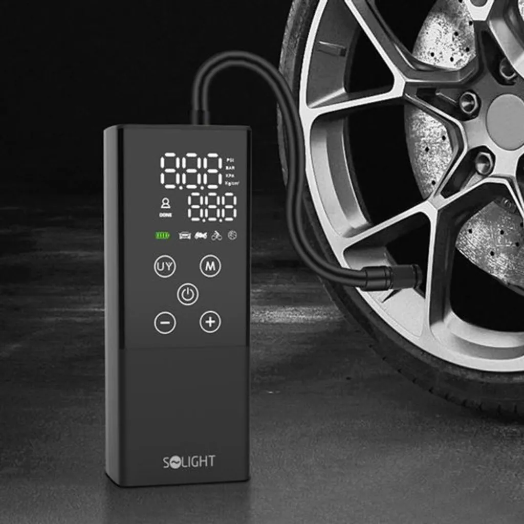 Compresseur Portable Rechargeable SOLIGHT PAP01 avec Écran LCD Précis - 5