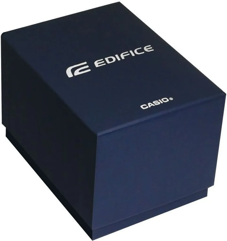 Casio Edifice Orologio Uomo Al Quarzo EFV-150D-2AVUEF – Bracciale In Acciaio Inox, Cassa Grigia, Quadrante Analogico Blu, Impermeabile 10 ATM