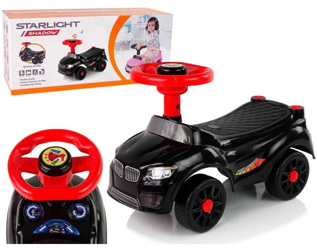 Posuvné auto Rider Qx-3399-2 Horn Black Posuvné auto Obrázek produktu 