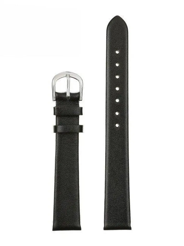 Cinturino Vintage 18mm Pelle Nera | Ricambio Pacific per Orologi Epoca