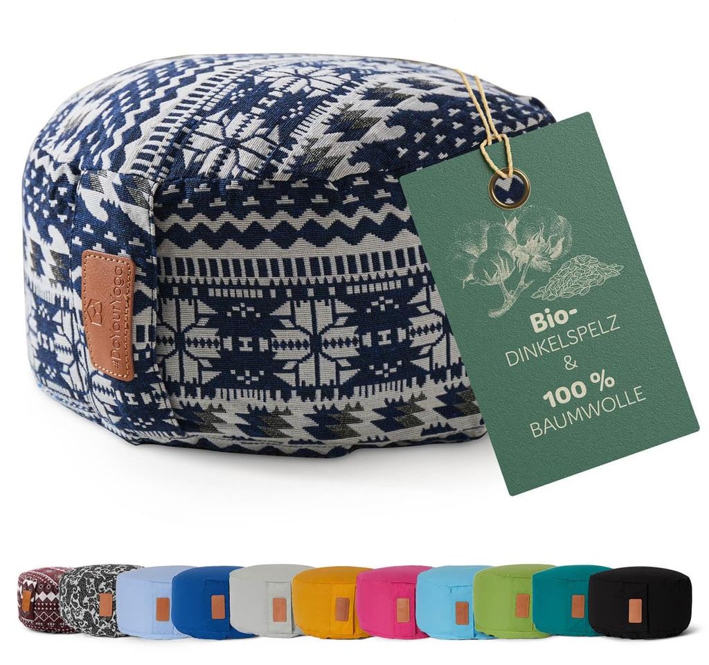 #DoYourYoga  Jógový polštář Vishnu – plněný špaldovou Obrázek produktu 