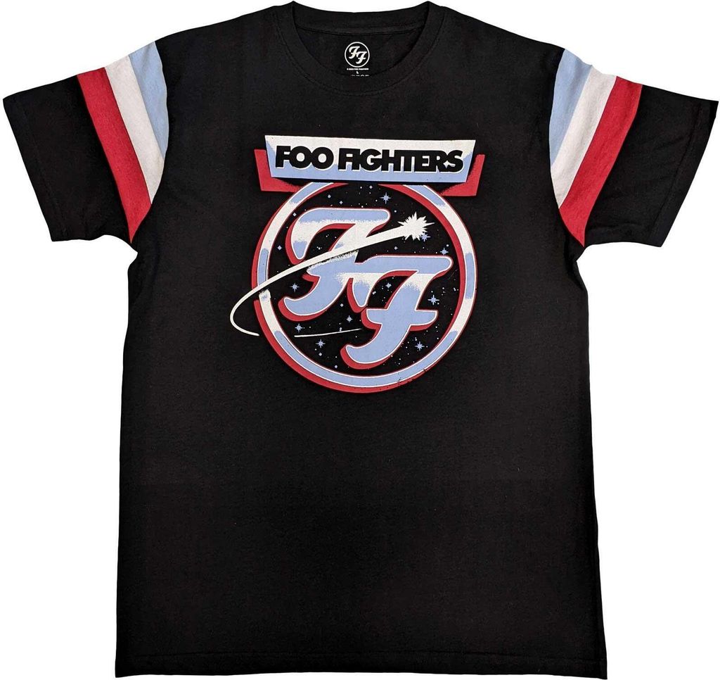 Foo Fighters - "Tricolour Comet" T-Shirt für Herren/Damen Uni RO9519 (M) (Schwarz)