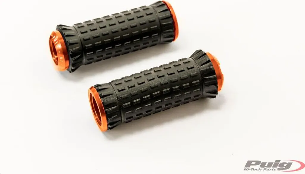 Repose-pieds Racing R-Fighter S PUIG pour Moto Suzuki GSX-R750 Orange