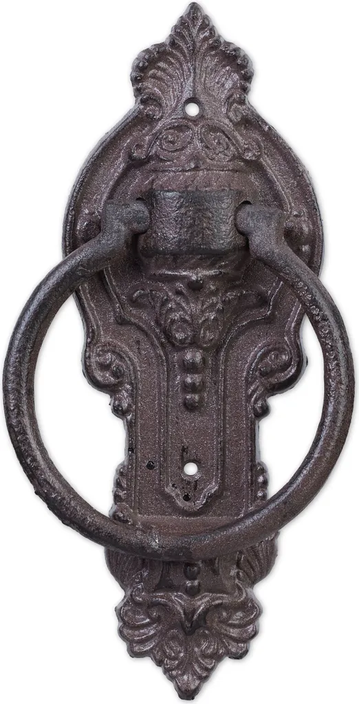 Heurtoir de porte vintage en fonte lot de 3 battants style ancien chic
