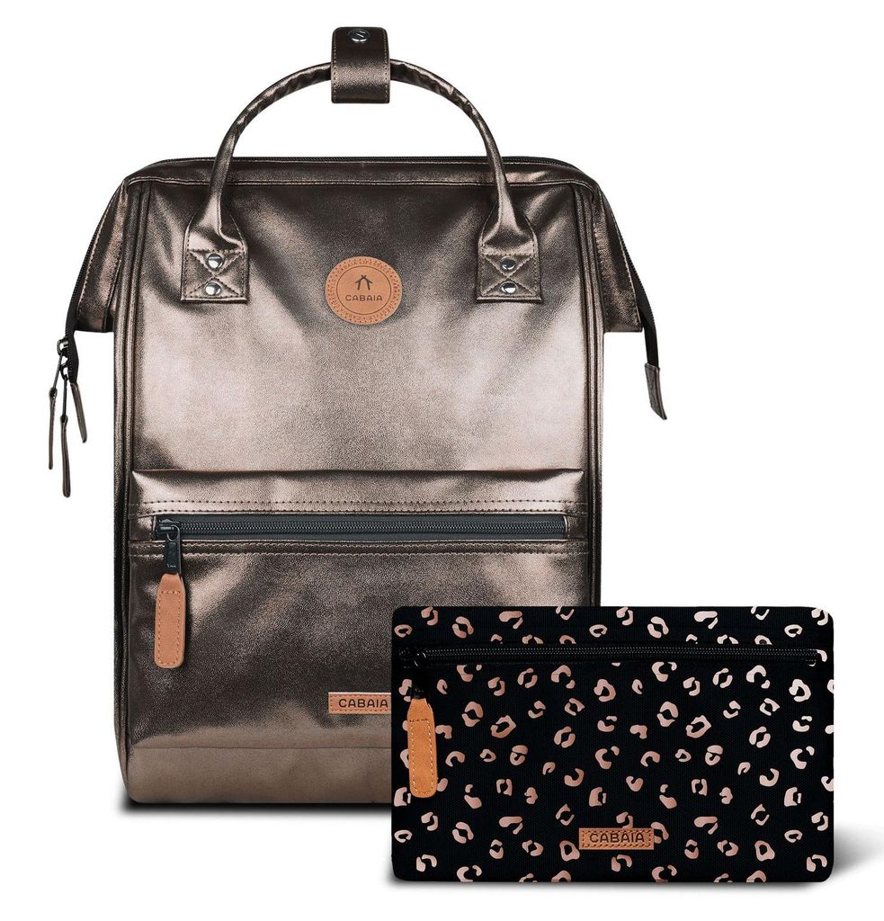 CABAIA Freizeitrucksack Rucksack mit Laptopfach Adventurer Iridescent Backpack 18L Louisville bronze