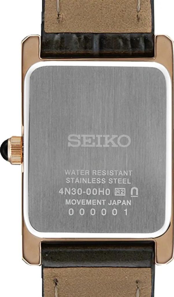 Seiko Orologio Analogico da Uomo con Cinturino in Pelle SNE529P1