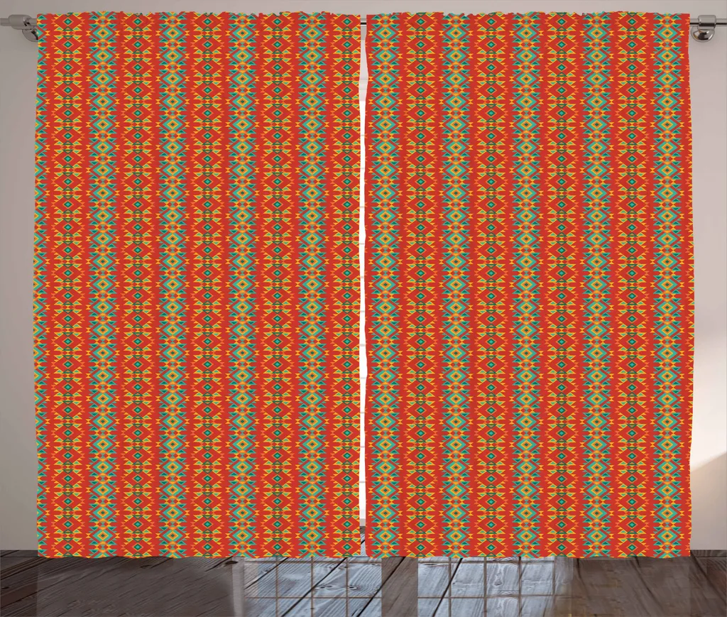 Tenda Boho Retrò ABAKUHAUS - Decorazione Camera Multicolore 280x175