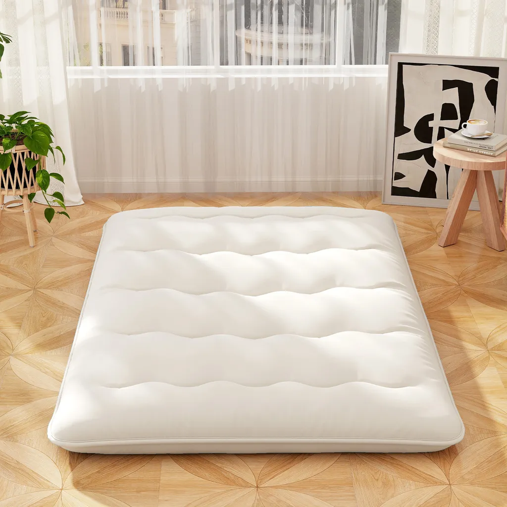 Lit d'appoint 140x200cm, matelas pliable pour invités avec sac et housse - 2