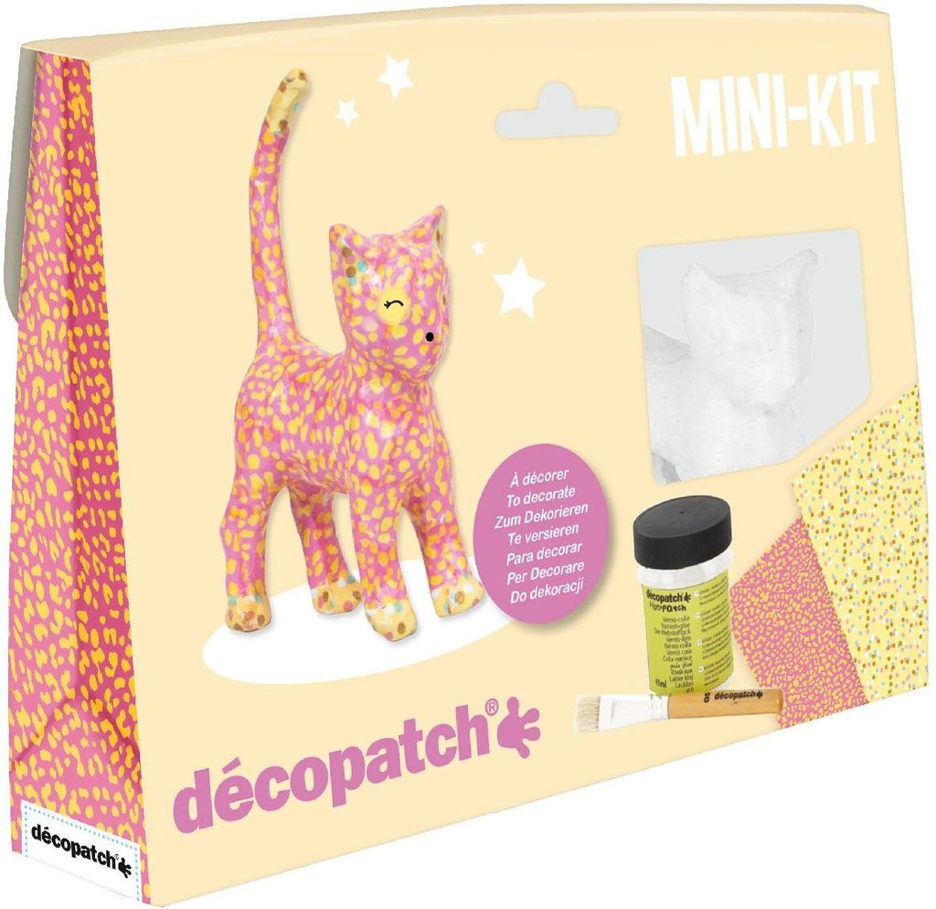 Décopatch kit MINI Katze selbst gestalten Produktbild 