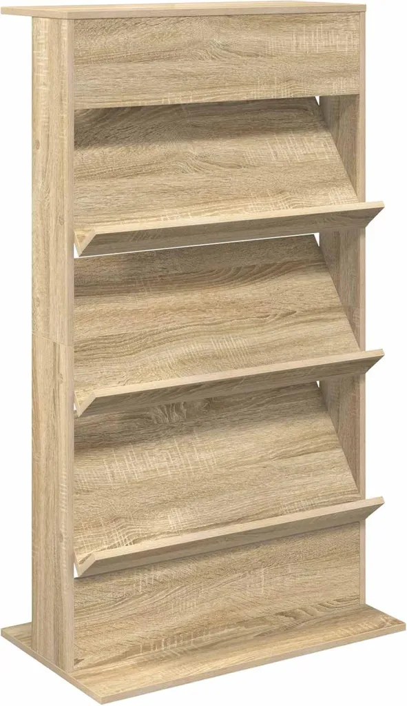 vidaXL Scaffale Portariviste Sonoma 70x41x126 - Robusto e Sicuro per Casa