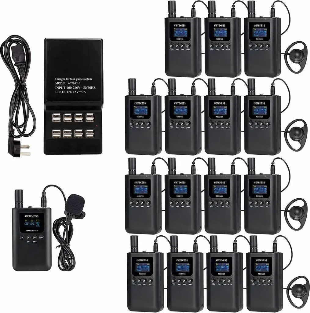 Dispositif d'Audio Guide pour Conférences et Groupes de Tourisme Actif