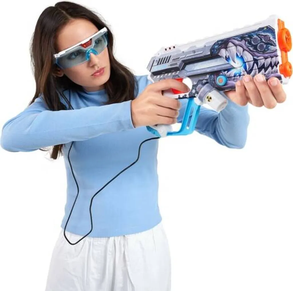 XSHOT Skins Laser 360° ZURU : Pack de 2 Blasters avec Casques Infrarouges - 8