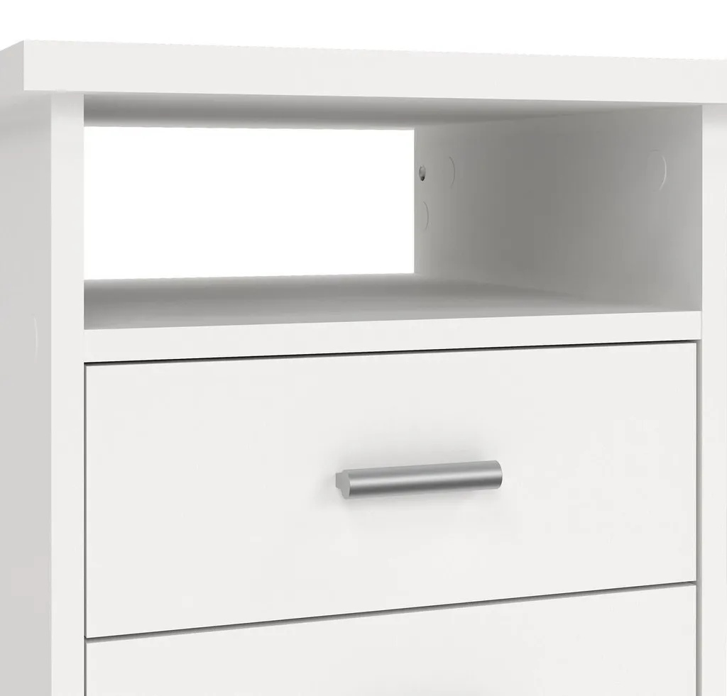 Bureau de travail avec rangements FUNCTION - Table de bureau 110cm chic - 6