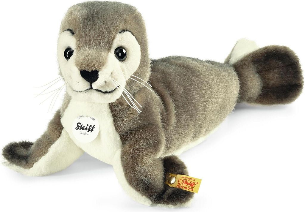 Steiff Robby seal 30 grigio/bianco 063114 Immagine del prodotto 