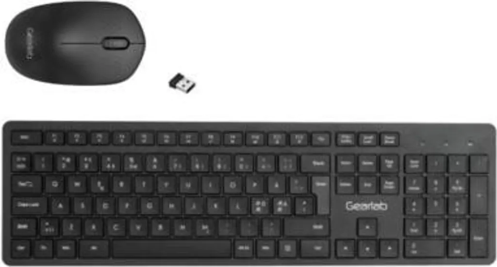 eSTUFF GLB212011 Set Tastiera e Mouse Wireless Nordic Layout - Offerta